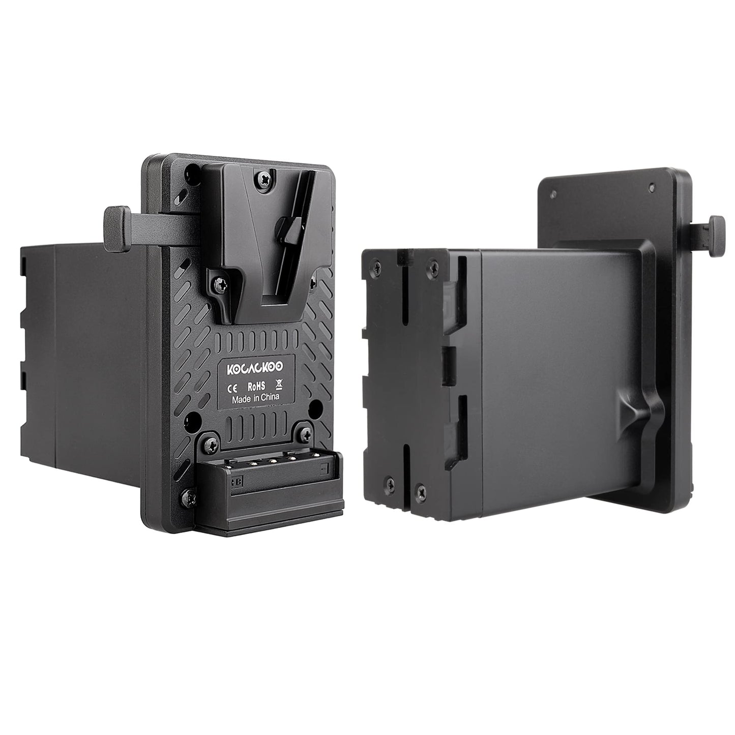 kocackoo Fully decoded V-Mount Battery to BP-U Series Battery Conversion Adapter Plate for Sony ILME-FX6/FX6VK?PXW-Z190/FS5/Z280/Z190 Camcorders, etc.