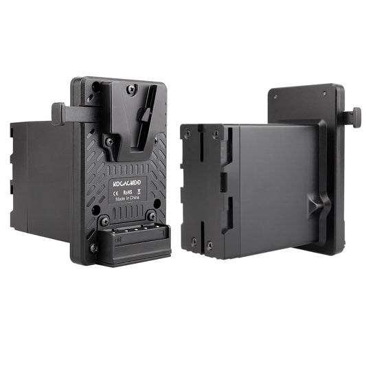 kocackoo Fully decoded V-Mount Battery to BP-U Series Battery Conversion Adapter Plate for Sony ILME-FX6/FX6VK?PXW-Z190/FS5/Z280/Z190 Camcorders, etc.