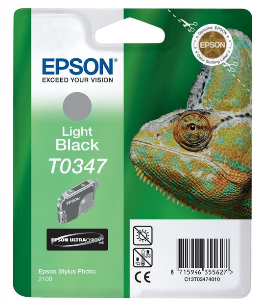 Epson Stylus Photo Printer Original Ink Inkjet Print Cartridge T0347 Light Black