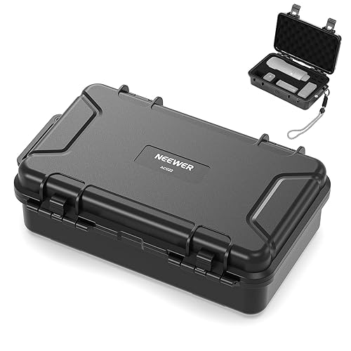 NEEWER Hard Case Compatible with DJI Osmo Pocket 3 & Creator Combo Accessories, IP67 Waterproof Dustproof Shockproof Portable Travel Storage Case