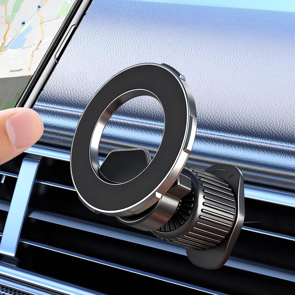2026 Valentine's Day 3-in-1 Car phone holder?Windshield+AirVent+Dash?Car Phone mount [Strongest Suction & Stable Clamp Arm] 360° Adjustable cell phone