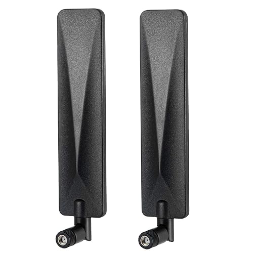 9dBi RP-SMA Male 4G LTE Cellular Trail Camera Long Range Antenna Compatible with Spypoint Tactacam Stealth Cam and More Cellular Trail Camera (Pack