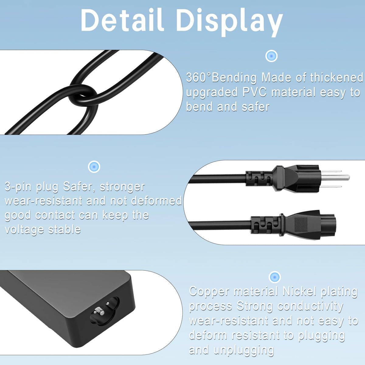 TUXIFPKU Universal 100W USB C Laptop Charger Power Adapter Fast Charger