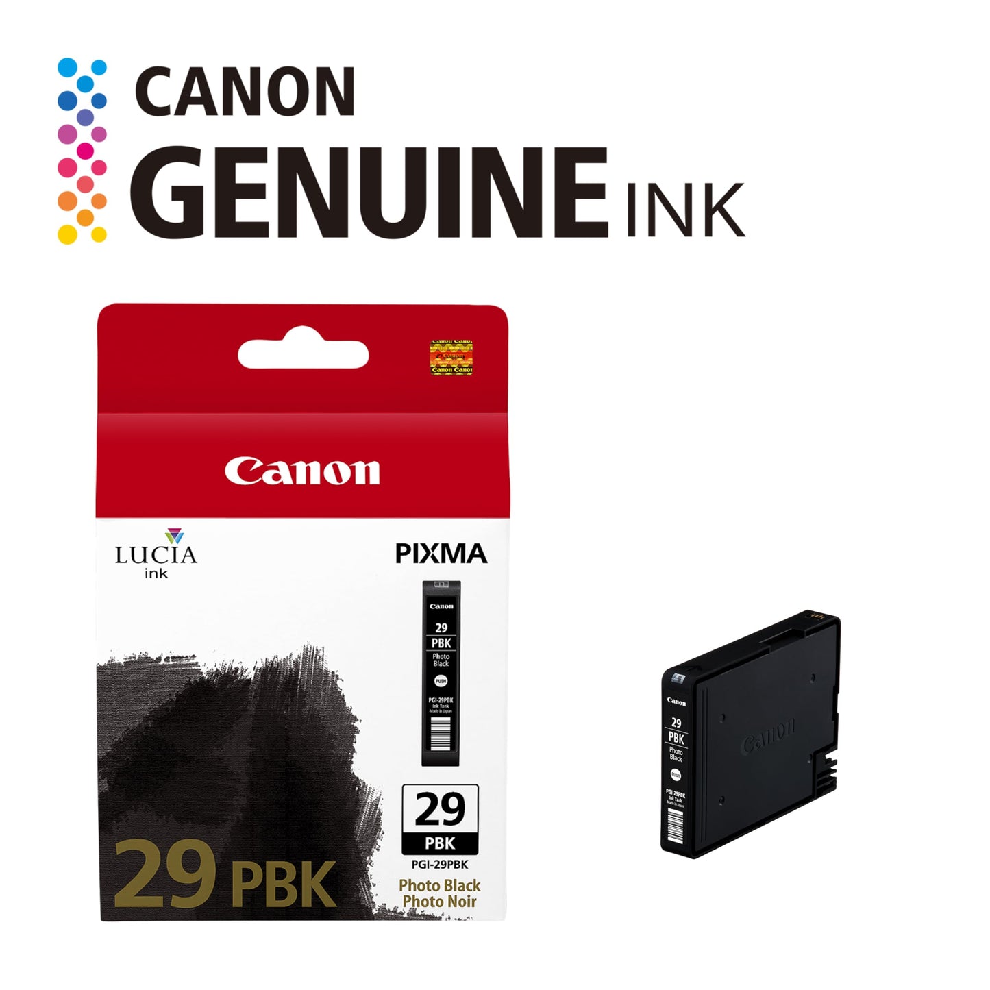 Canon PGI-29 Genuine Photo Black Ink Tank, Compatible with PIXMA PRO-1 Printers
