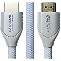 WiRoTech HDMI Cable 4K Ultra HD with Braided Cable, HDMI 2.0 18Gbps, Supports 4K 60Hz, Chroma 4 4 4, Dolby Vision, HDR10, ARC, HDCP2.2 (15 Feet