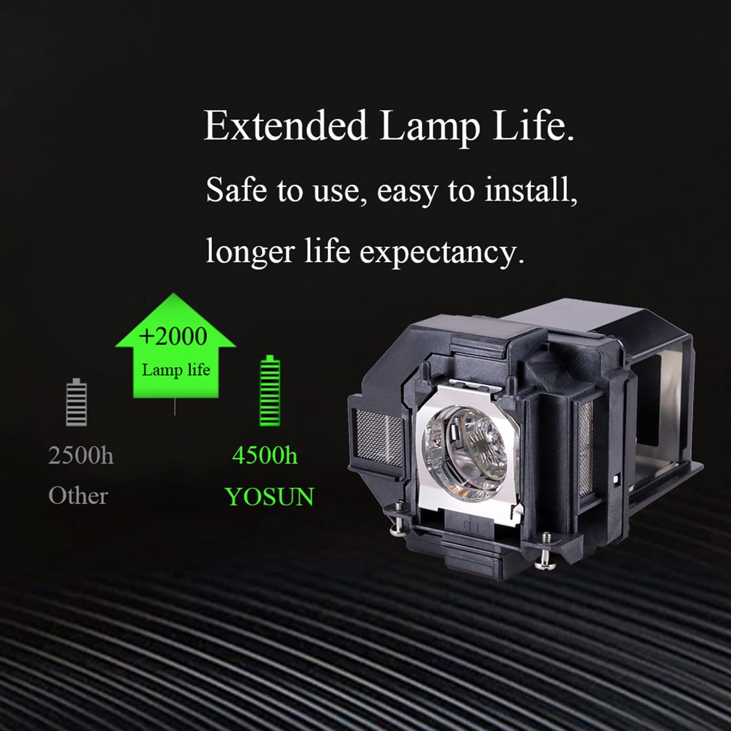 YOSUN v13h010l96 Replacement Projector lamp for epson elplp96 powerlite Home Cinema 2100 2150 1060 660 760hd vs250 vs350 vs355 ex9210 ex9220 ex3260