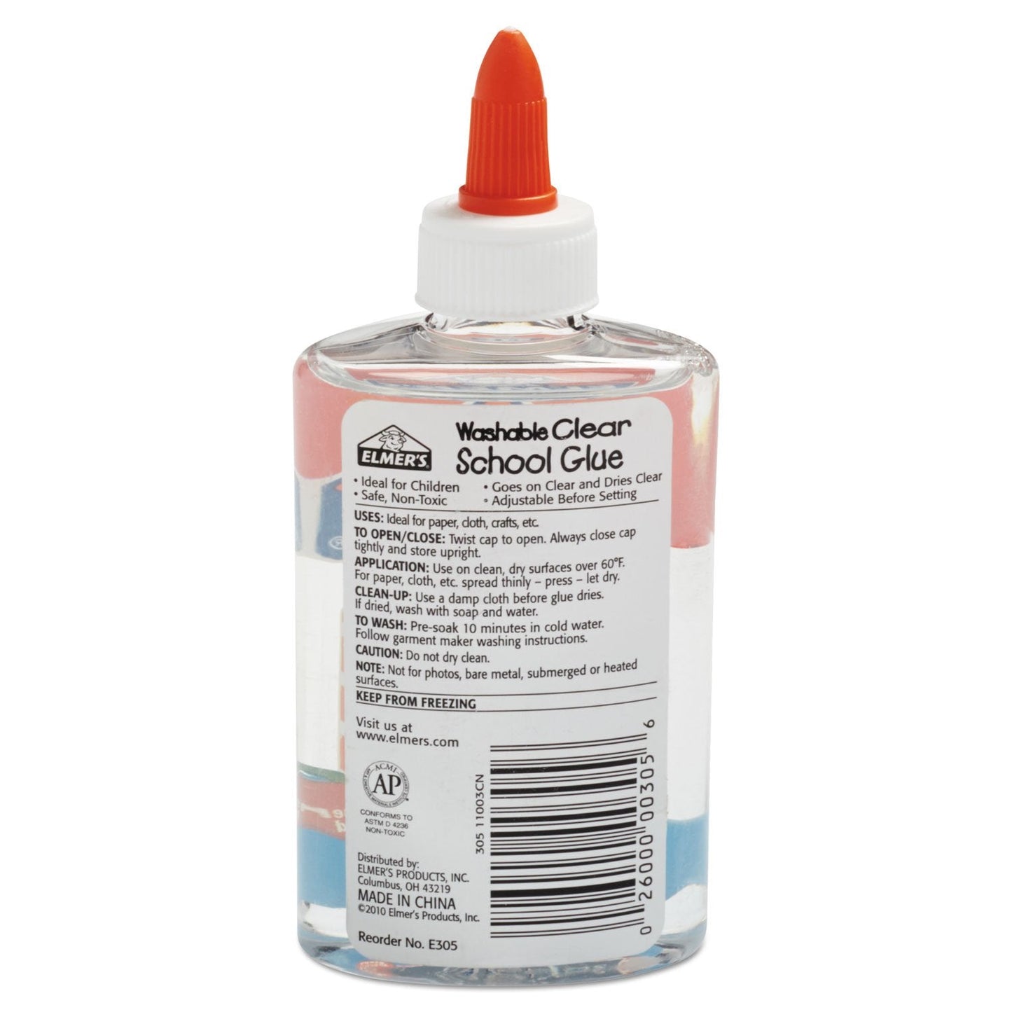 Elmer's washable clear glue 4 count