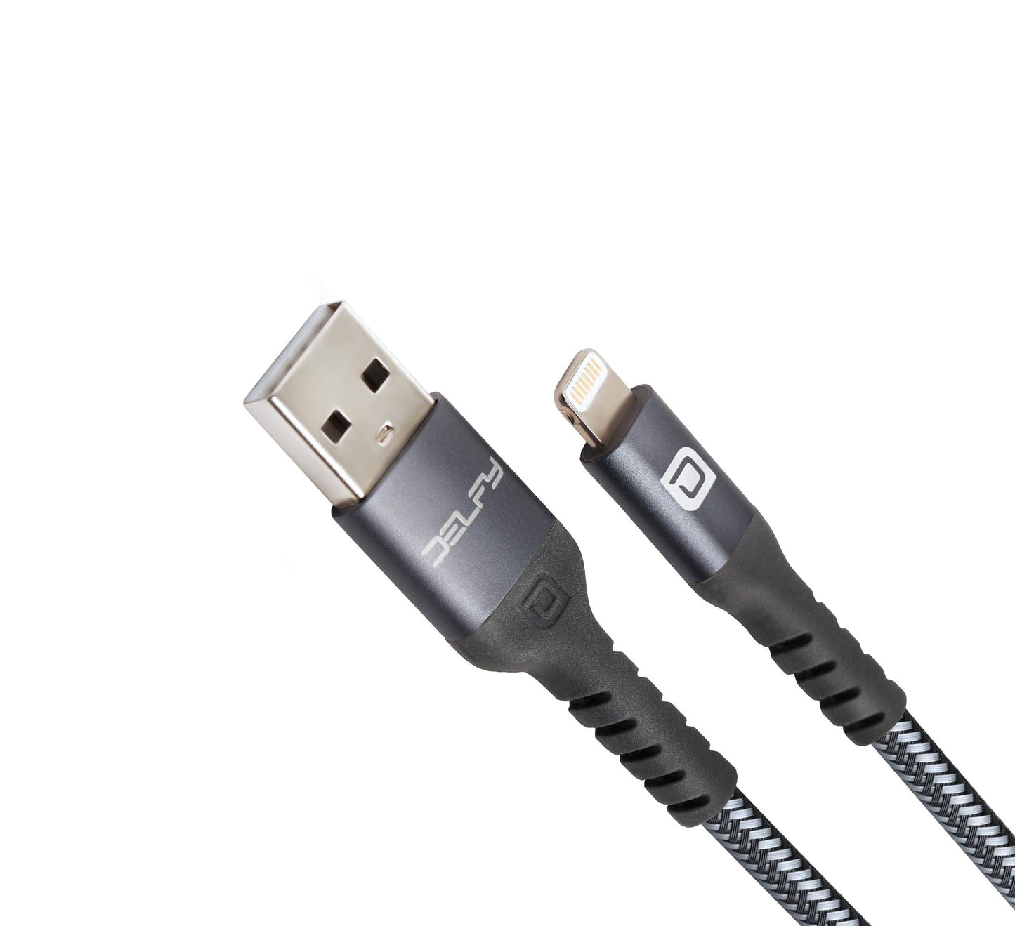 Delfy AstrapiCable 2 /iPhone Charger 4 FT/Apple MFI Certified USB-A to Lightning Cable/Unbreakable Real Aramid Fiber Core/ 20000 Bend Test/Fast…