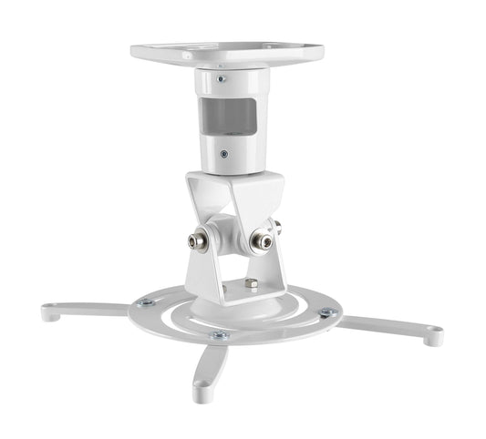 AMER Projector Mount - Ceiling Bracket LCD DLP Tilt 360° Swivel 30lbs (White)