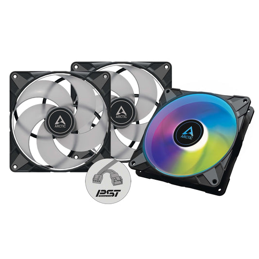 ARCTIC P14 PWM PST A-RGB (3 Pack) - PC Fan, 140 mm Fan, PC Case Fan