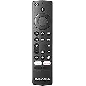 Insignia Remote (NS-RCFNA-21 Rev E) with Microphone for Fire TV - Black (Renewed)