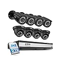 ZOSI 16CH 3K Lite Home Security Camera System,AI Human/Vehicle Detection,Night Vision,Remote Access,8pcs 1080p Outdoor Surveillance Cameras,16 Channel