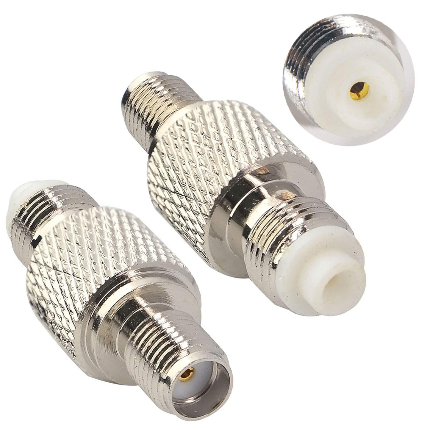 Boobrie SMA Coaxial Connector FME Female to SMA Female Coax Adapter WiFi Antenna Adapter for Antennas Wireless LAN Devices Coaxial Cable WiFi Radios