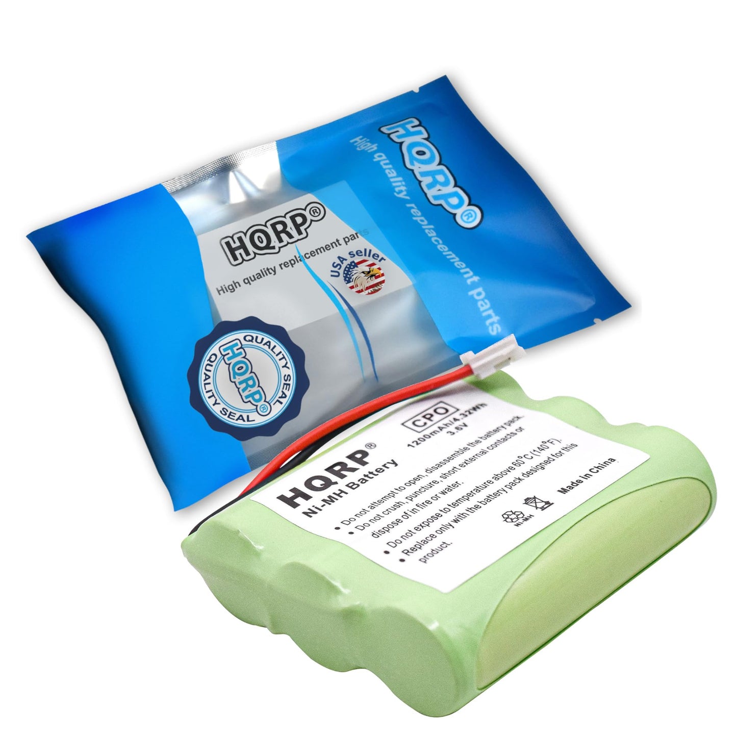HQRP Cordless Phone Battery Compatible with AT&T/Lucent 3300, SKU 90556 18392 HS-CO240M Replacement