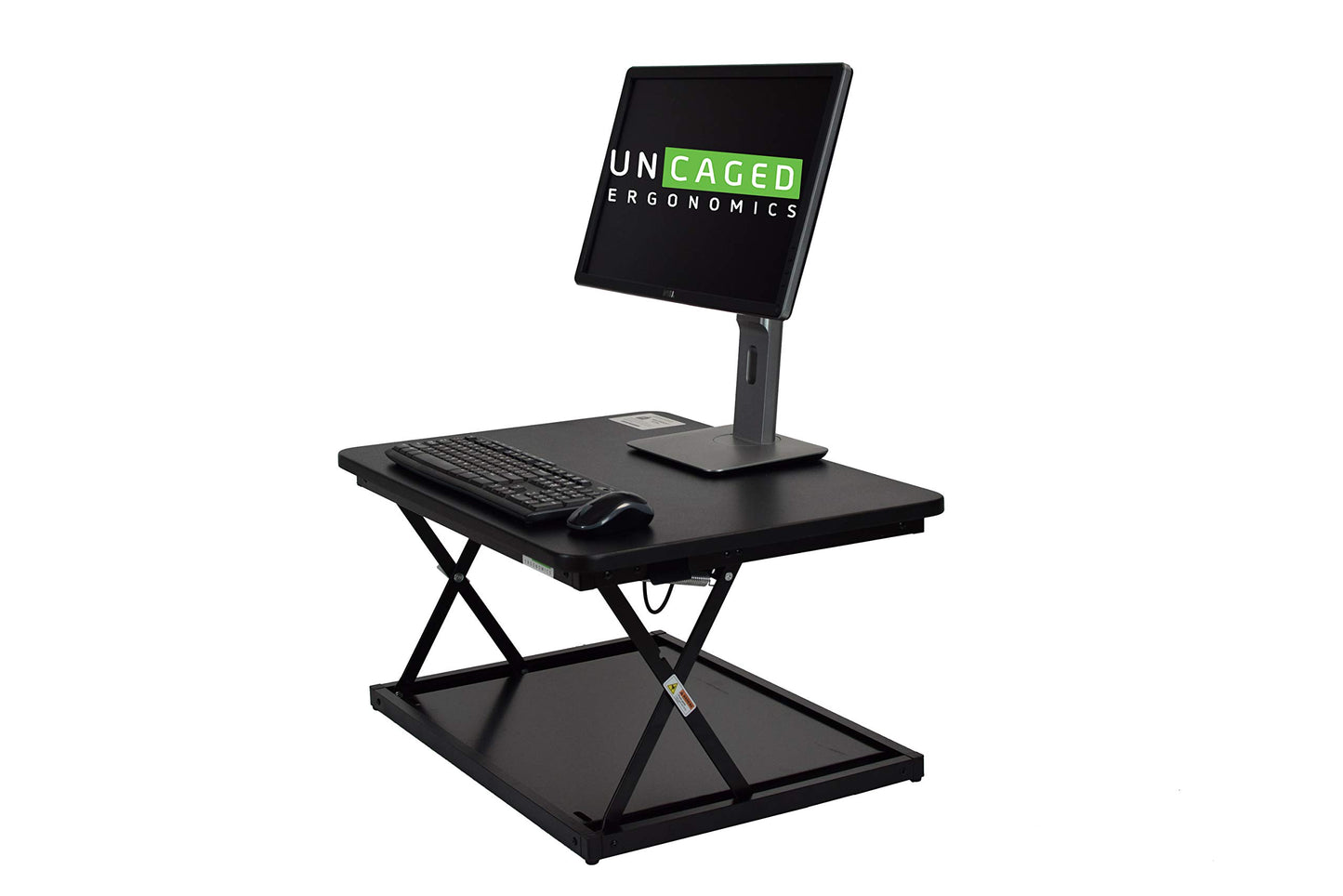 Uncaged Ergonomics CHANGEdesk Mini - Affordable Height Adjustable Stand Up Desk Conversion and Laptop Standing Desk Converter (2 Pack | Black)