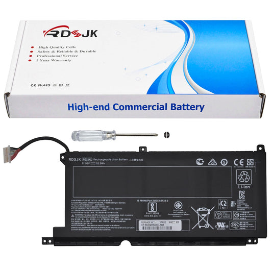 PG03XL Laptop Battery for HP Pavilion Gaming 15-DK 15-dk0020TX 15-dk0021TX 15-EC 15-ec0000 15-ec1011ns OMEN 5X FPC52 Series PGO3XL HSTNN-OB1I