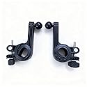 UltAlt 2 Pack Bike Phone Holder Handlebar Mount Clamps Replacement 17mm Ball Head Joint Stand Adapter for Motorcycle Phone Mount Holder Bicycle Handle
