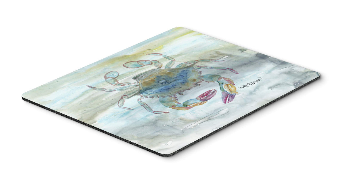 Caroline's Treasures SC2005MP Female Blue Crab Watercolor Mouse Pad, Hot Pad or Trivet for Home Office Gaming Working Computers Laptop Mouse