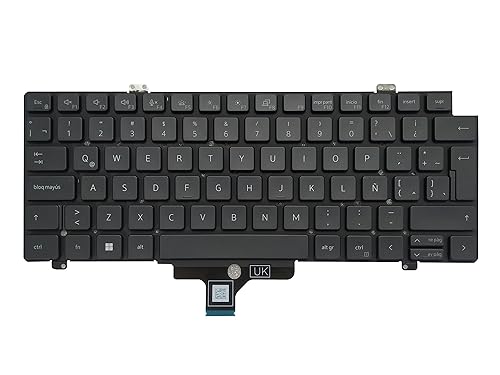 Laptop Replacement Keyboard Compatible for DELL Latitude 5420 5421 7420 7520 Latin Layout Backlit
