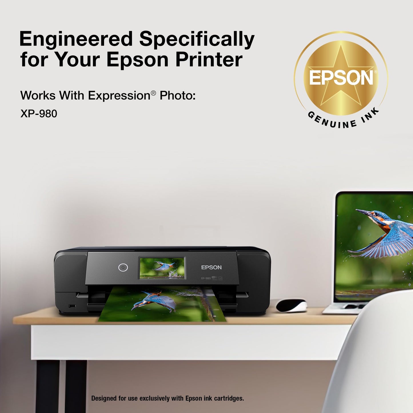 Epson 279 Claria Photo HD Ink High Capacity Light Cyan Cartridge (T279XL520-S) Works with Expression Photo XP-980
