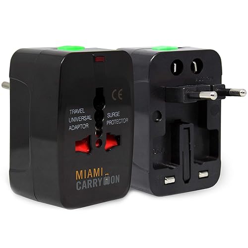 Naftali Universal Travel Adaptor, Black
