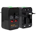 Naftali Universal Travel Adaptor, Black