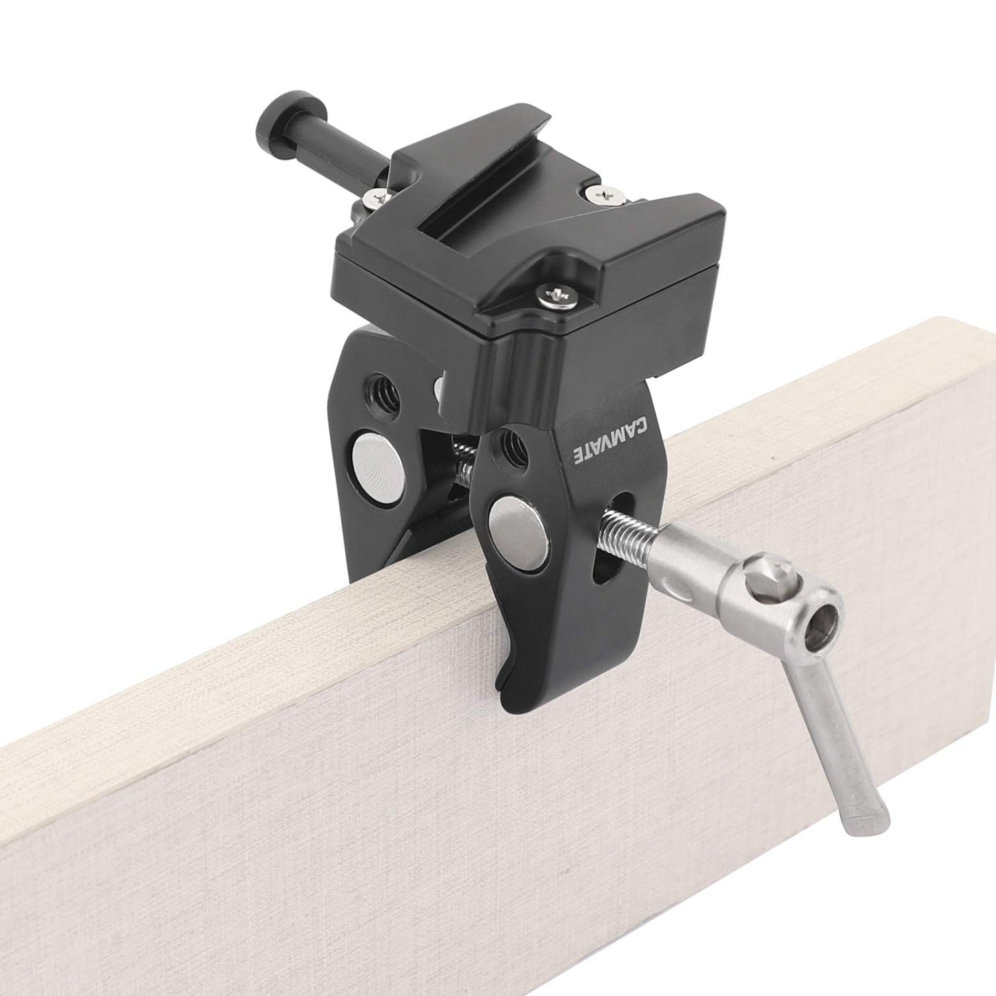 CAMVATE Super Crab Clamp + Universal V-Lock Mount Quick Release Adapter for DSLR Camera Battery - 2596