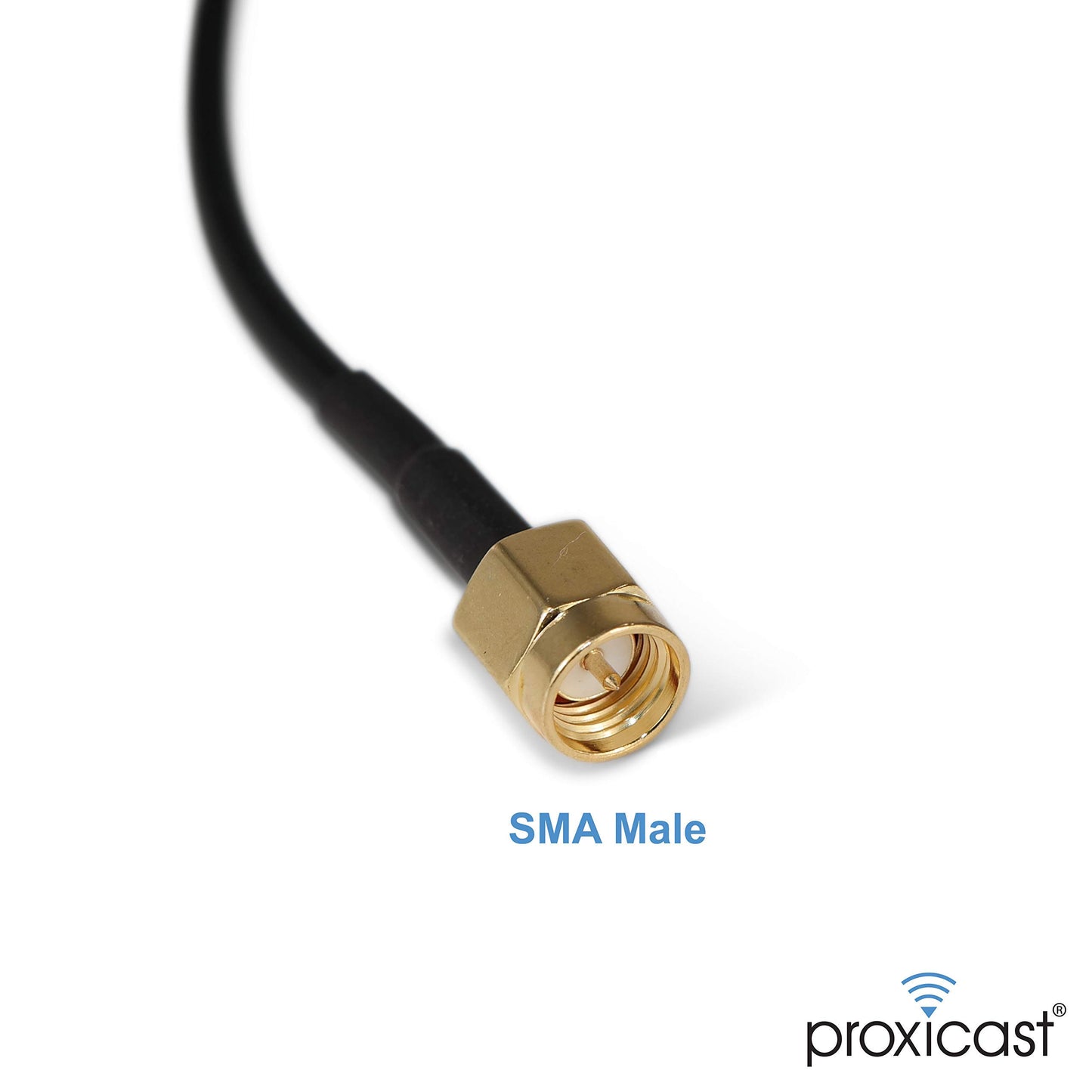 Proxicast 6.5~8 dBi 4G/LTE External Magnetic Loaded Coil Antenna Compatible with Cisco, Cradlepoint, Netgear, Pepwave, MoFi, Digi, Sierra & other