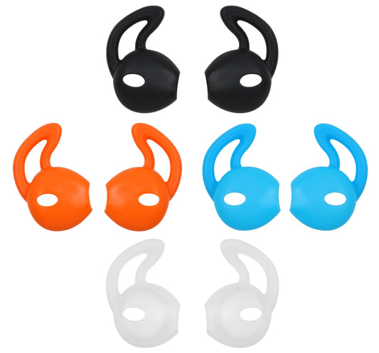 ALXCD Ear Gel for iPhone Earpods, Ear Buds Tips, 4 Pair Anti-Slip Soft Silicone Replacement Earbud Tips for Earphone of iPhone7 SE 6s iPhone 6s Plus