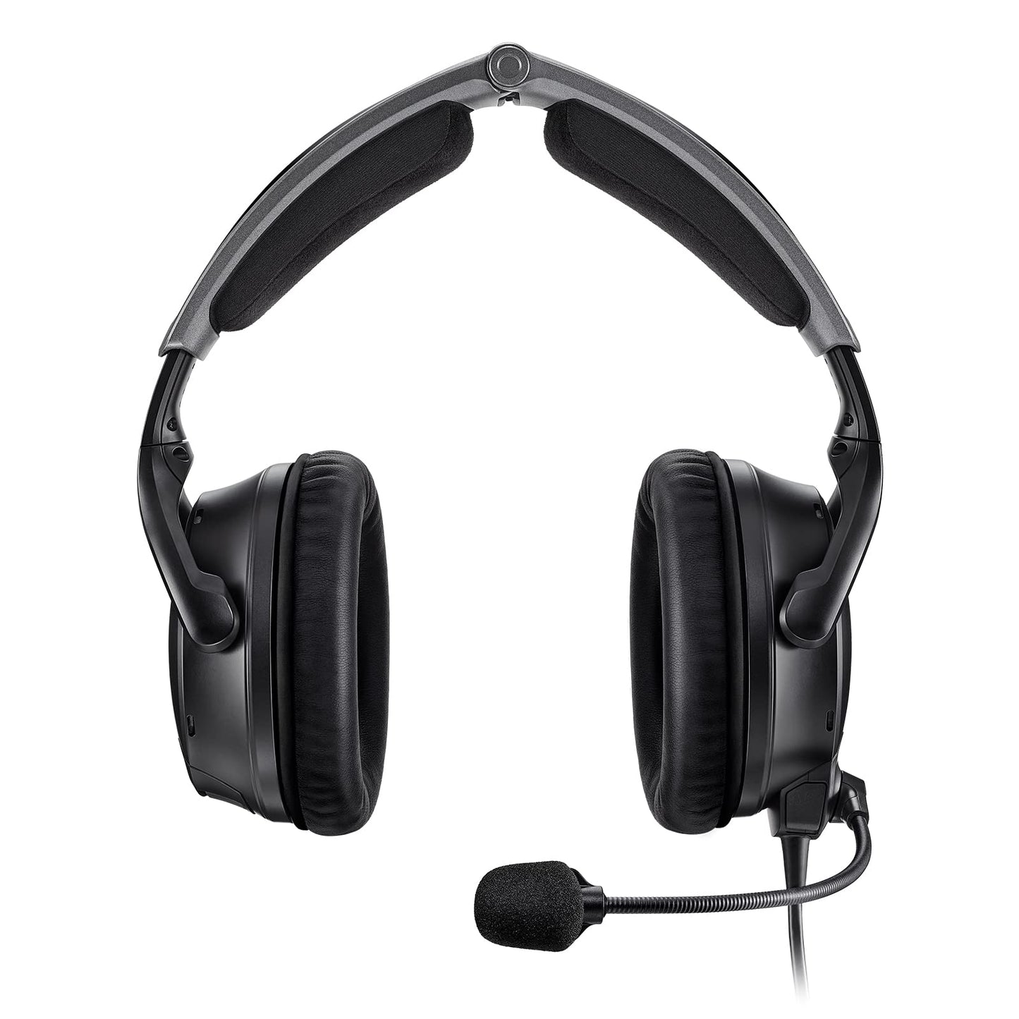 Bose A30 Bluetooth Aviation Headset - Lightweight Comfortable Design, Adjustable ANR and Noise Cancelling Microphone, [Dual Plug] - Black
