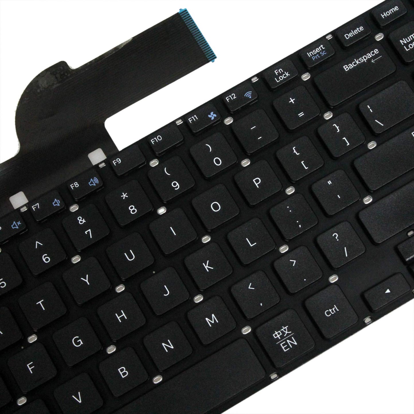 Zahara US Keyboard NO Frame Replacement for Samsung NP550P5C N550P5CL NP355E5C NP355V5C 9Z.N4NSN.01C