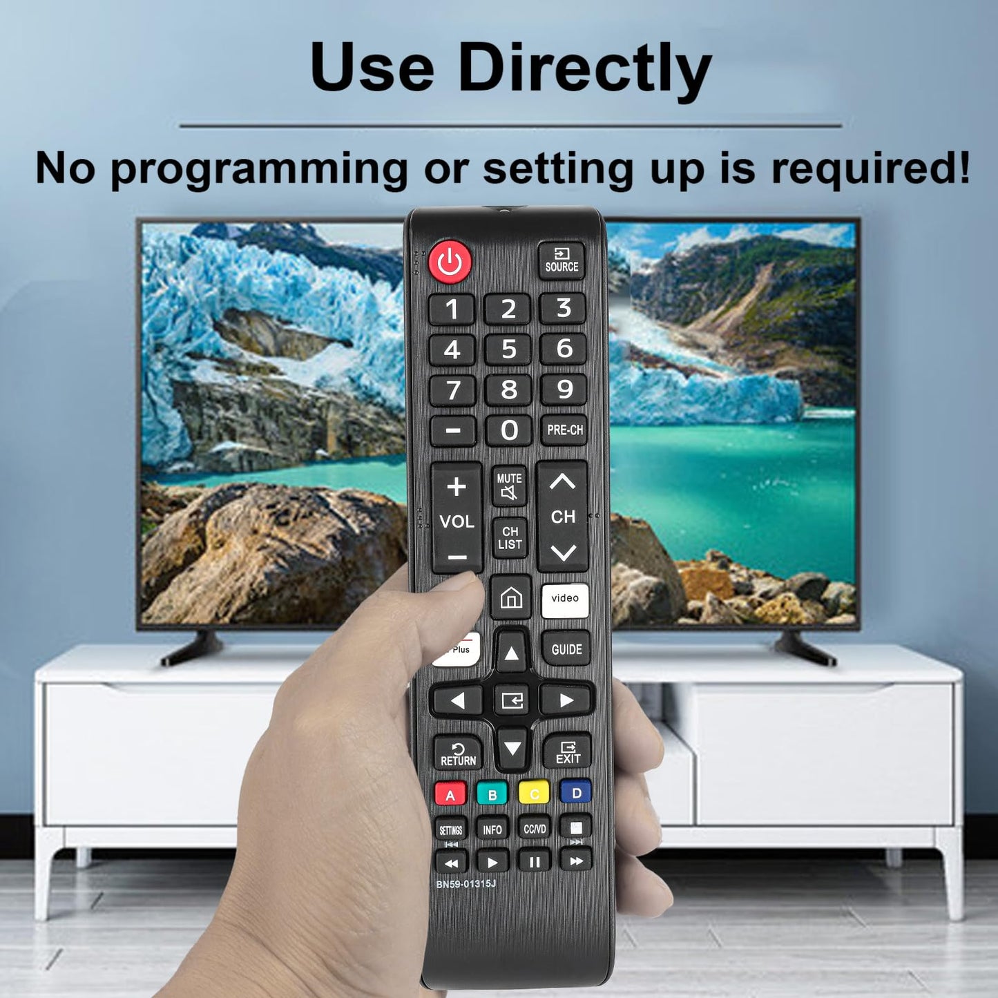 BN59-01315J New Replaced Remote Control for Samsung Smart TV UN50TU7000F UN55TU7000F UN58TU7000F UN58TU700DF UN65TU7000F UN43TU7000F UN65TU700DF