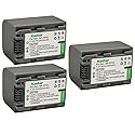 Kastar 3-Pack NP-FP70 / NP-FP71 Battery Replacement for Sony DCR-HC16, DCR-HC18, DCR-HC19, DCR-HC20, DCR-HC21, DCR-HC22, DCR-HC23, DCR-HC24, DCR-HC26
