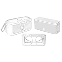 Alltravel Silicone Cover Skin for DOSS SoundBox Touch Wireless Bluetooth and SoundBox Bluetooth Speaker, Full 6 Directions Protection, Customized