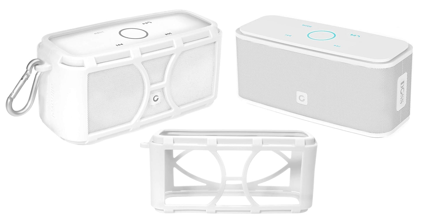 Alltravel Silicone Cover Skin for DOSS SoundBox Touch Wireless Bluetooth and SoundBox Bluetooth Speaker, Full 6 Directions Protection, Customized