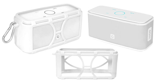 Alltravel Silicone Cover Skin for DOSS SoundBox Touch Wireless Bluetooth and SoundBox Bluetooth Speaker, Full 6 Directions Protection, Customized