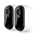 Arlo Essential Security Cameras Wireless Outdoor 2K (2nd Gen, 2023 Release) - Battery Power, Person Recognition, Package Detection, Animated Preview
