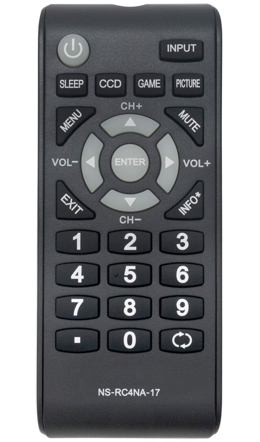 New Remote NS-RC4NA-17 NSRC4NA17 Replacement fit for Insignia LCD TV NS-24D310NA17 NS-24D510MX17 NS-24D510NA17 NS-32D310MX17 NS-32D310NA17