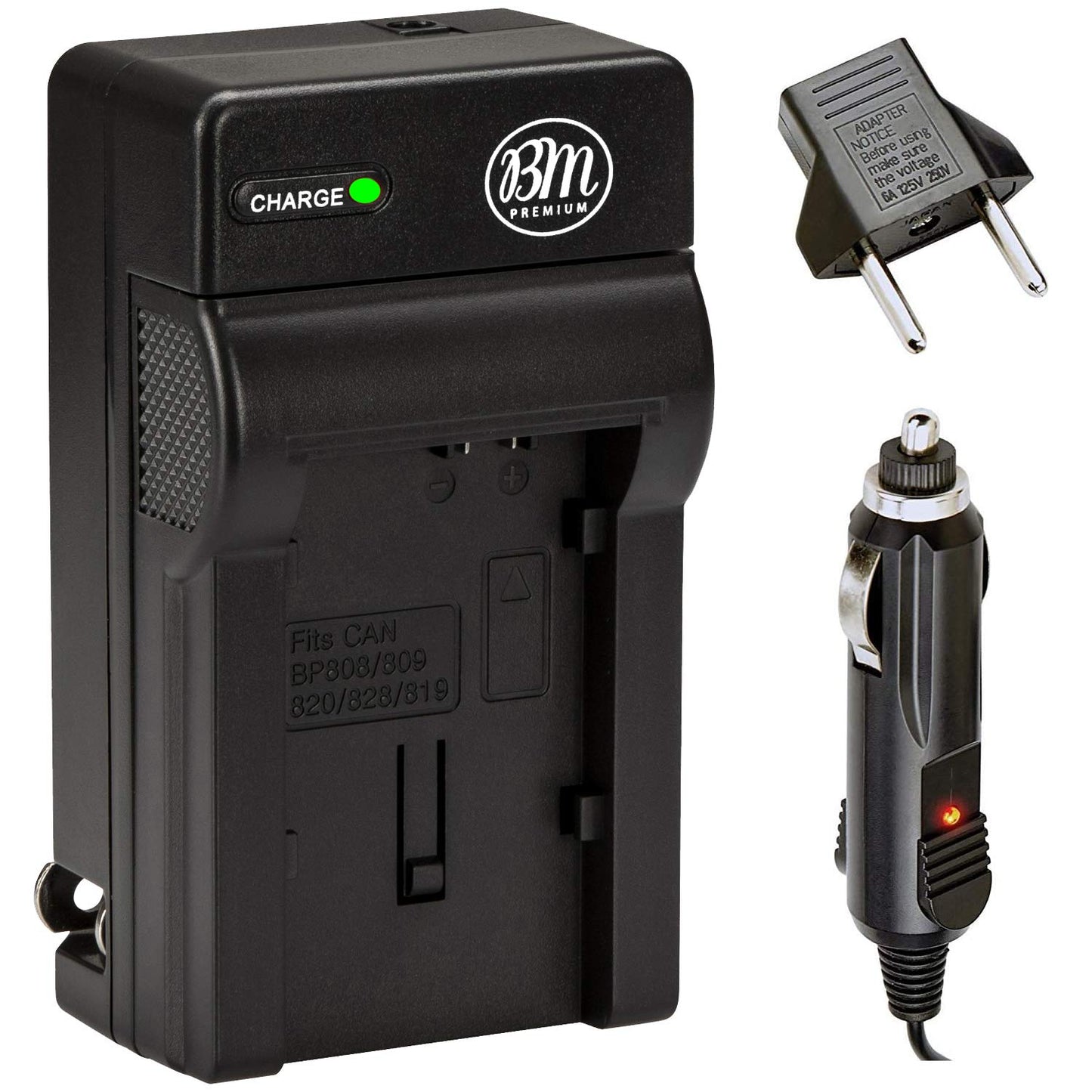 BM CG-800 Replacement Battery Charger for Canon BP-820 BP-828, HF G30, HF G40, HF G50, HF G60, HF G70, XA40, XA45, XA50, XA55, XA60, XA65, XA70, XA75