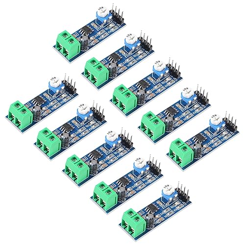 10Pcs Audio Amplifier Module Mini LM386 Mono Power AMP Module 200 Times Gain Amplifier Board Mono Power Amplifier HiFi DIY