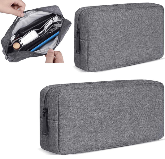 CAAORDKSO Electronics Organizer Travel Case, Travel Cable Organizer Pouch Electronic Accessories Carry Case Portable Waterproof Storage Bag for Hard