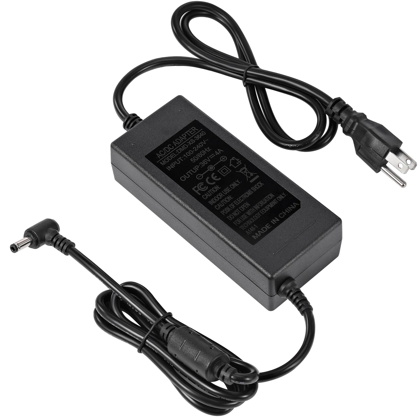 36V 4A 144W Power Supply Adapter 100-240V AC to DC 36 Volt 4Amp Power Adapter 5.5mm x 2.5mm/2.1mm DC Output Jack 36V Volt AC Power Supply for LED…