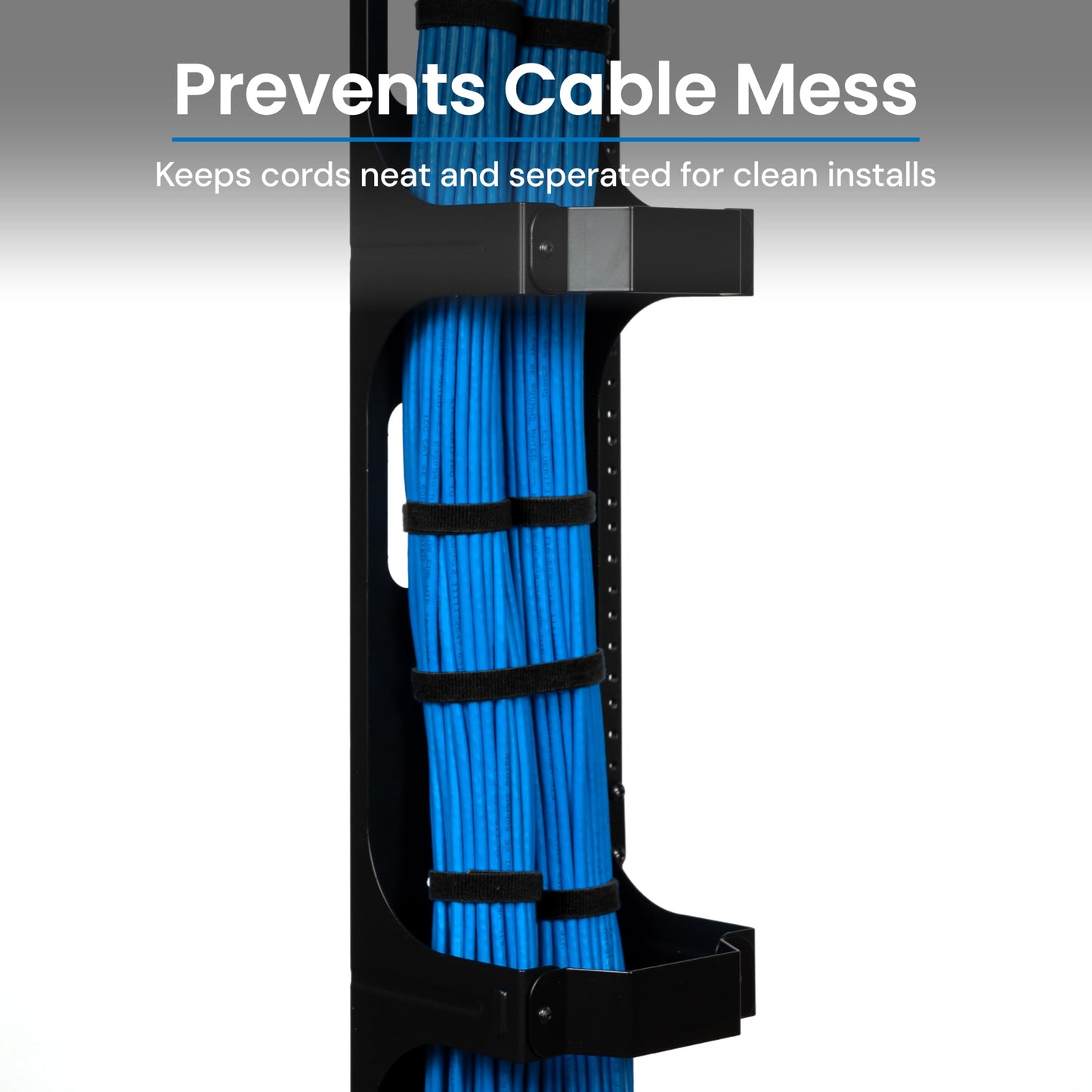 ICC Velcro® Brand ONE-WRAP® Tie Cable Tie Tape - 0.75” x 75 Feet Per Roll, Reusable Hook and Loop Fastening Tape for Efficient Cable Management