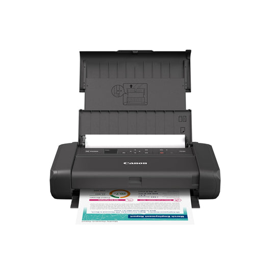 Canon PIXMA TR160 Wireless Portable Lightweight Compact Printer, 50-Sheet Paper Tray and 1.44" Display - Print On-The-Go