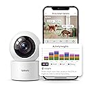 Sirwu AI Pet Camera Indoor with Phone App, Dog Camera with Speaker, Multi-Pet Recognition & AI Day Summary, 2K 3MP Cat Camera for Indoor, 360° Auto