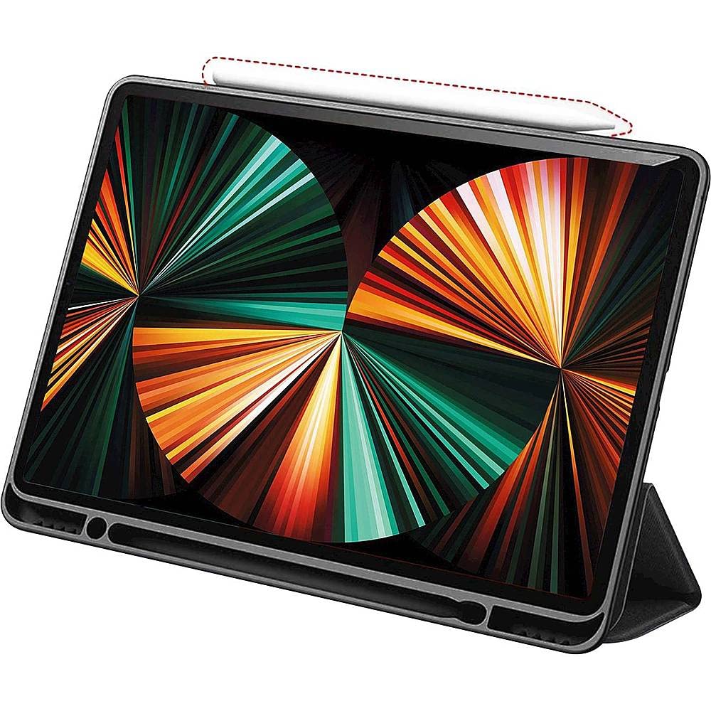SaharaCase Marble Series Folio Case for Apple iPad Pro 12.9" (4th,5th, and 6th Gen 2020-2022) [Shockproof Bumper] Rugged Protection Antislip Grip