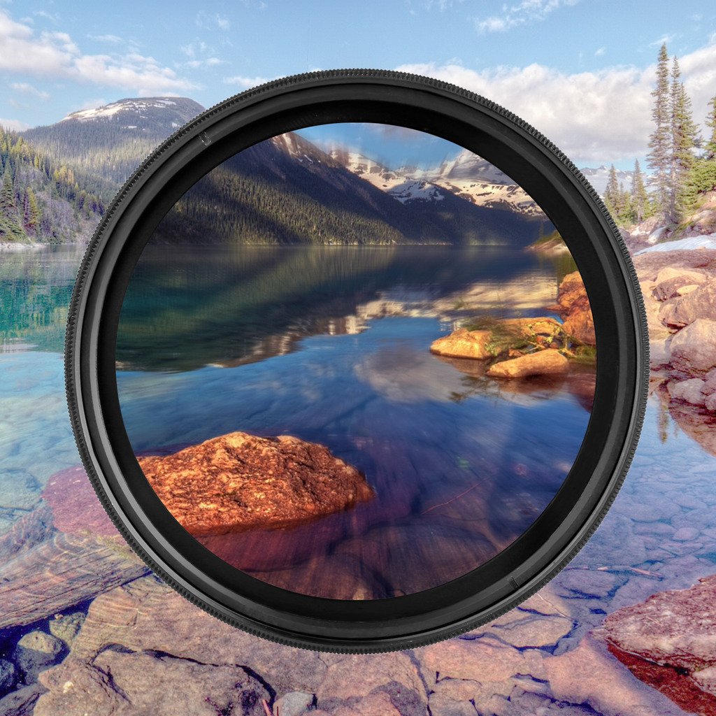 ZoMei 49mm Ultra Slim ND2-ND400 Fader Variable Neutral Density Adjustable Lens Filter Ultra Slim ND Filter Optical Glass