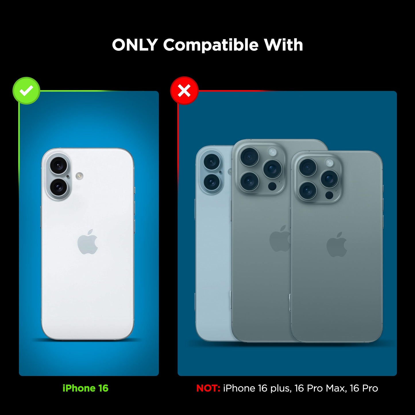 Encased Protective Case for iPhone 16 with Belt Clip (2025) Full-Body Case with Built-in Screen Protector and Phone Holster (Compatible with MagSafe)