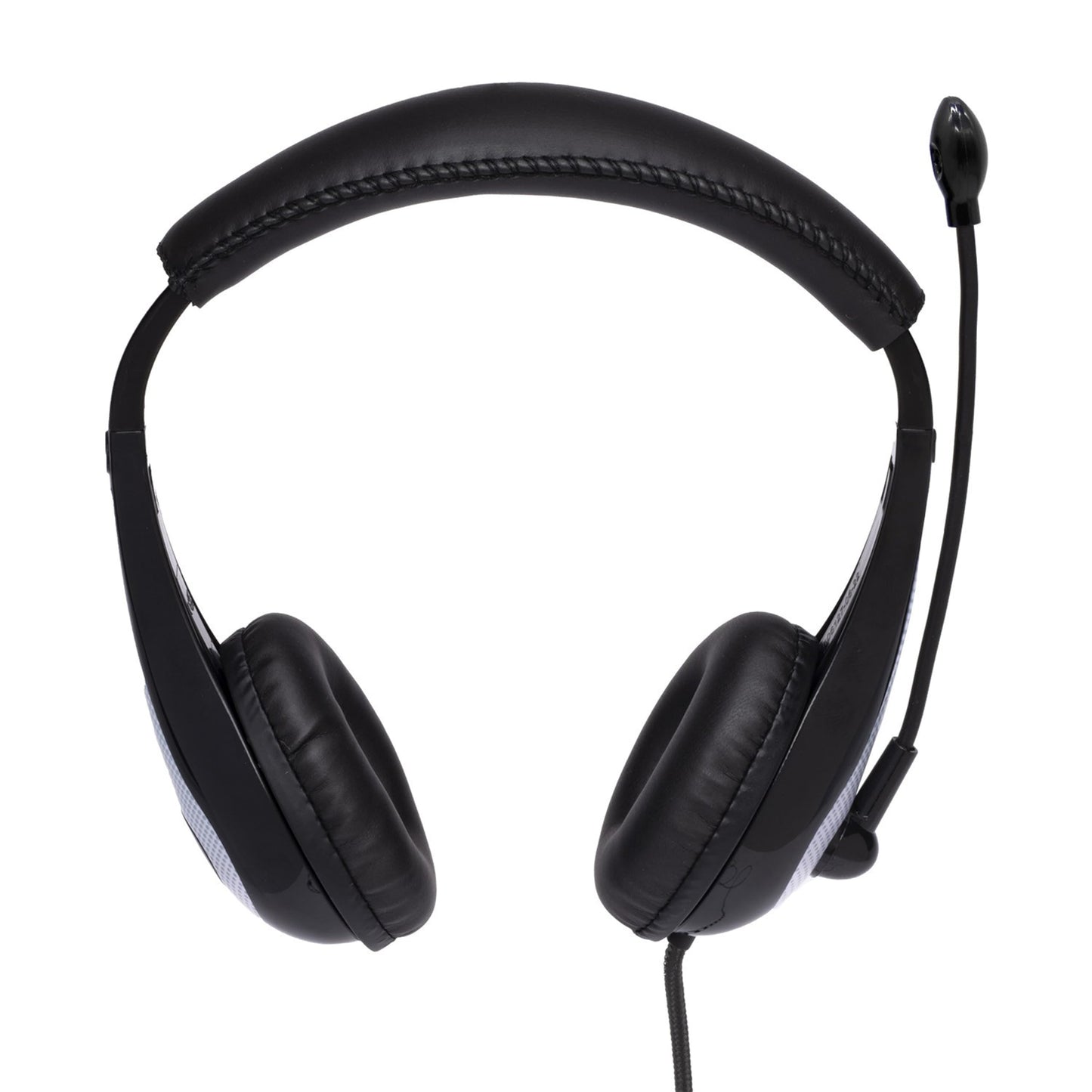Avid AE-36 Headset in White with Adjustable Boom Microphone for School, Classroom, Education, Testing and Assessment