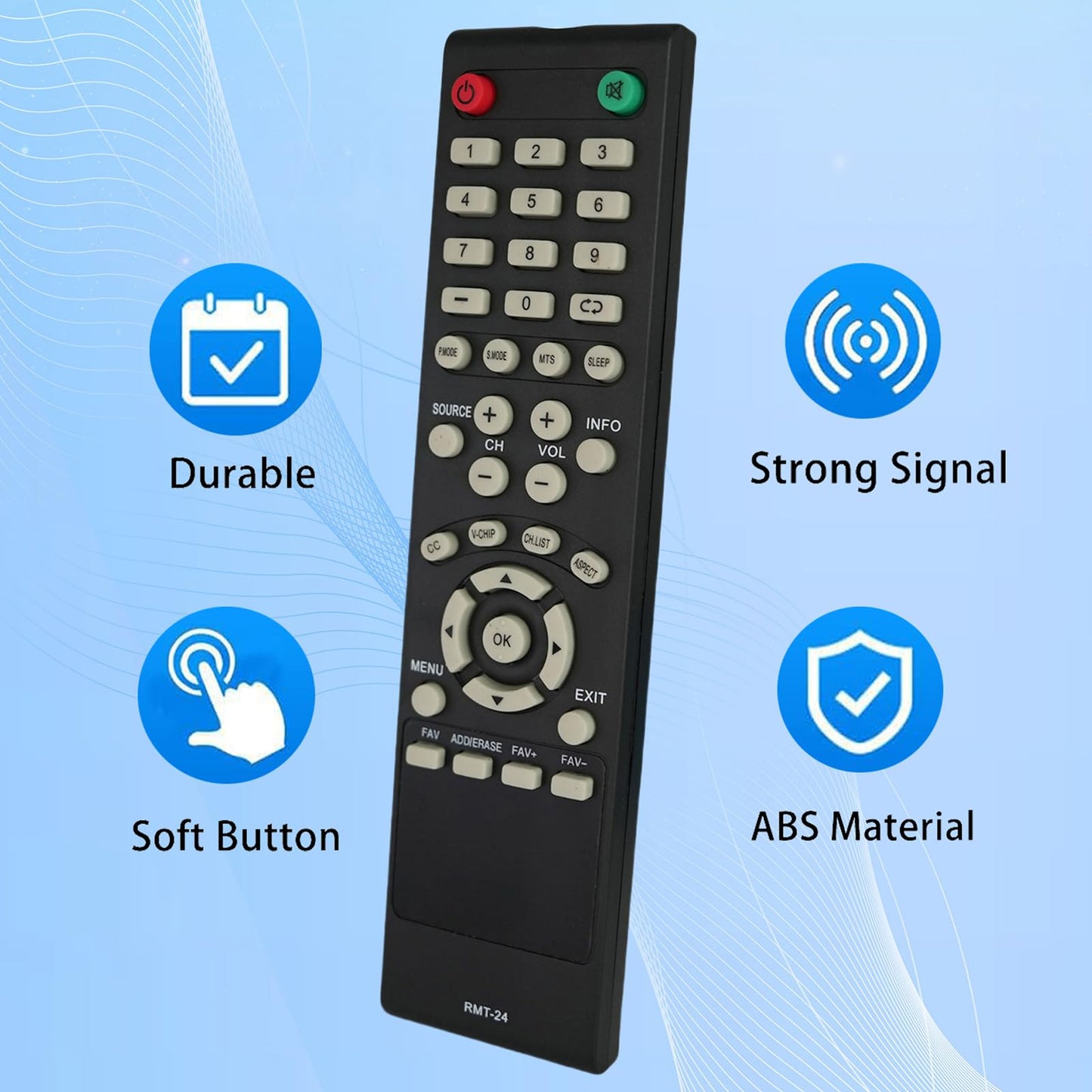 Universal Remote Control Compatible for Westinghouse TV DWM50F3G1 DWM55F1A1 DWM55F1G1 WD40FX1450